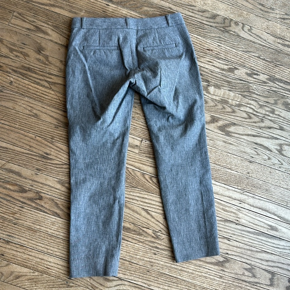 Banana Republic The Sloan Texture gray skinny dress pants, size 2 petite EUC - Picture 6 of 8
